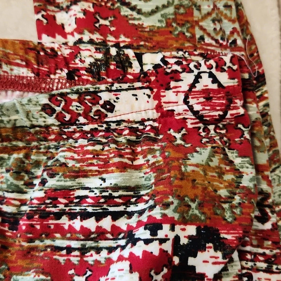 Bobbie Brooks Womens Size 1X Leggings Multi color pattern - Picture 7 of 8